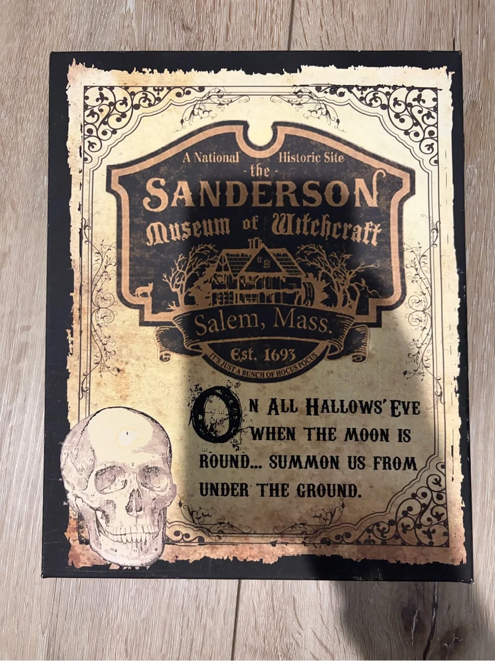 Sanderson Museum of Witchcraft Wall Art Small Canvas(Read)